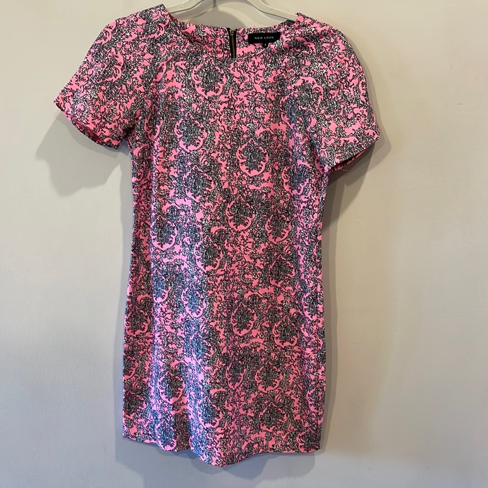 Pink and Black New Look Dress